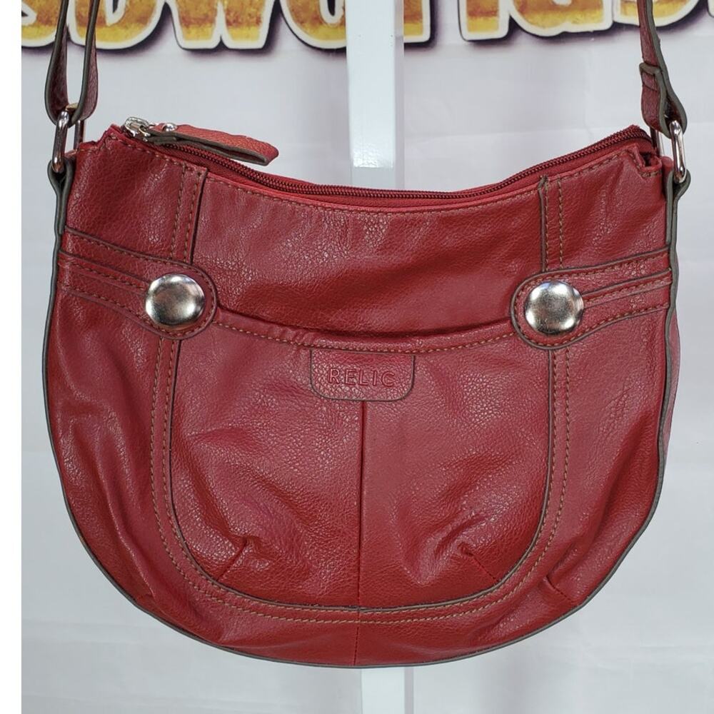 Relic Red Crossbody Shoulder Purse Bag
